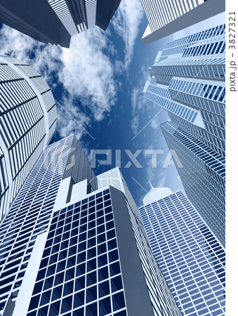 corporate buildings in perspective corporate buildings in perspective 3827321
