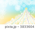 黄昏のクリスマスイルミネーション 3833604