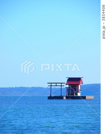 厚岸湖　弁天神社 3834406