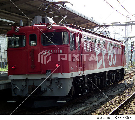 貨物列車 EF65レインボーカラー 単機 大宮駅 貨物列車 EF65レインボーカラー 単機 大宮駅 3837868