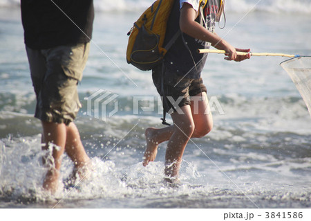 湘南海岸で遊ぶ少年たち 3841586