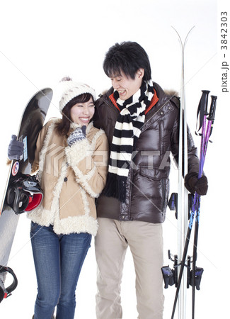 冬のカップル 3842303