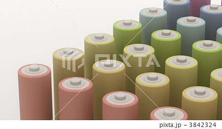 乾電池 電池 単三電池のイラスト素材