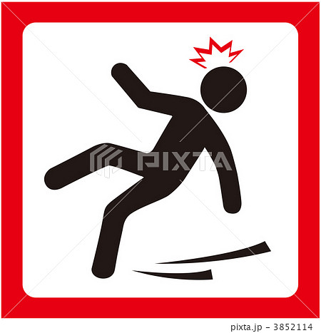 転倒注意_red02 3852114