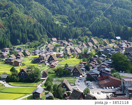 合掌造り 白川郷の町並み 3852118