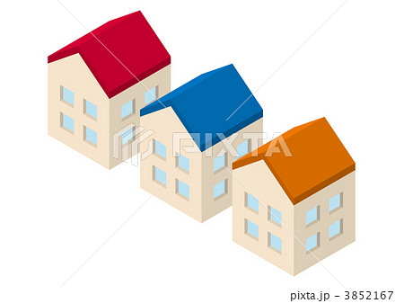 並んだ家 3852167