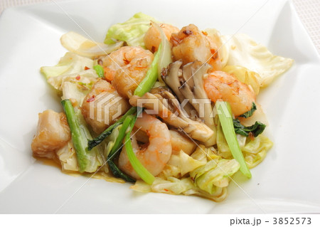 海老とホタテのXO醤炒め 3852573