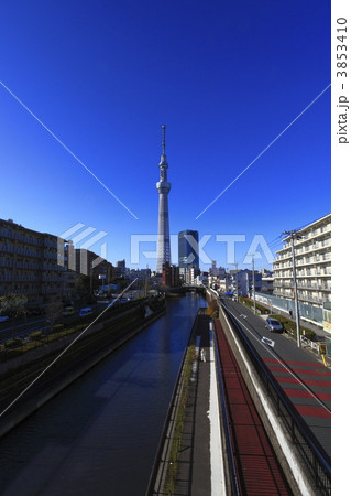東京スカイツリーが見える風景 3853410