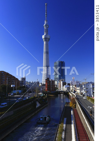 東京スカイツリーが見える風景 3853411