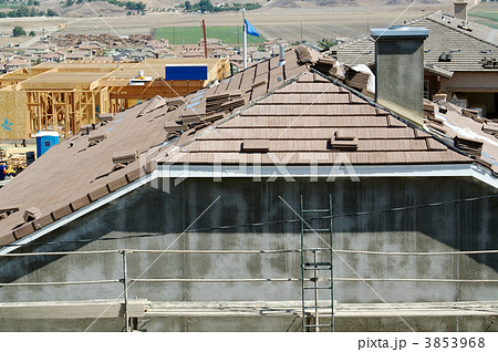 New Home Construction Site Roof 3853968