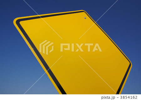Blank Yellow Road Sign 3854162