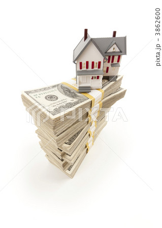 Small House on Stacks of Hundred Dollar Bills Small House on Stacks of Hundred Dollar Bills 3862600