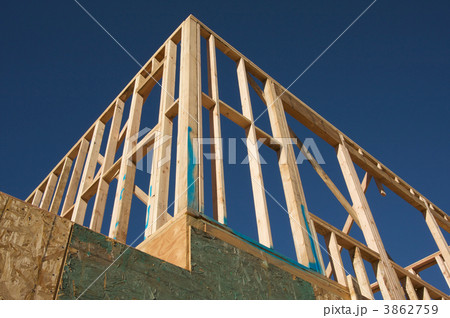 Construction Home Framing Abstract 3862759