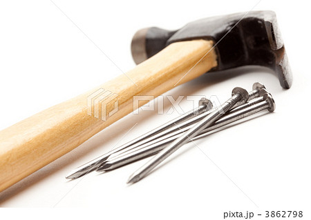 Hammer and Nails Isolated Hammer and Nails Isolated 3862798