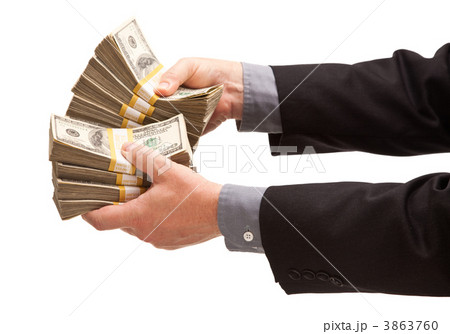 Man Handing Over Hundreds of Dollars Man Handing Over Hundreds of Dollars 3863760