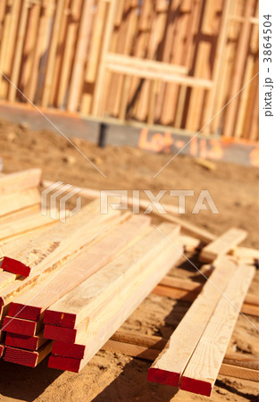 Stack of Building Lumber 3864504