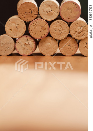 Stack of Wine Corks 3864703