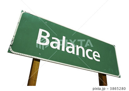 Balance Green Road Sign 3865280