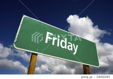 Friday Green Road Sign 3866085