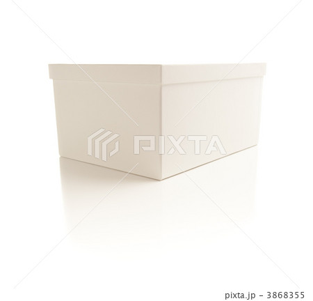 White Box with Lid Isolated on Background 3868355