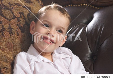 Adorable Young Boy Smiles Adorable Young Boy Smiles 3870604