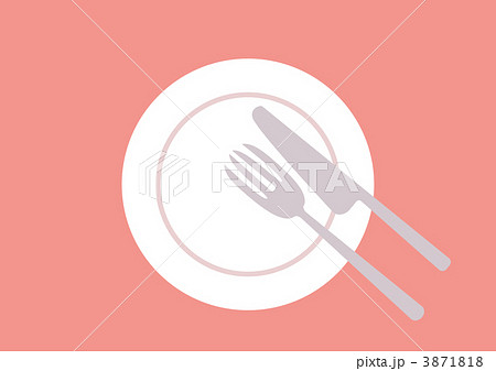 テーブルセッティング・ピンク・食後 3871818