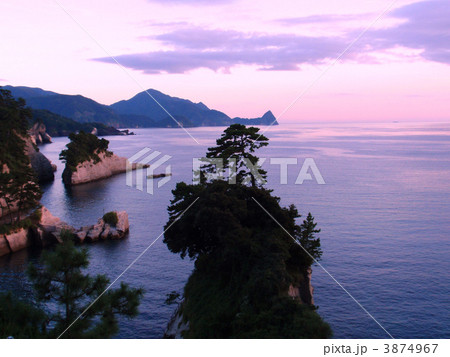 堂ヶ島の海岸線 3874967