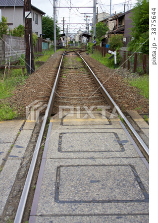 嵐電の線路 嵐電の線路 3875644