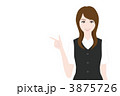 指差す女性 3875726