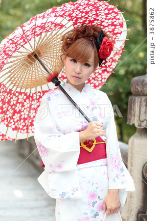 若い女性・浴衣 3875862