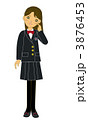 ジャケットの女子高校生 3876453