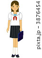セーラー服の女子高生 3876454
