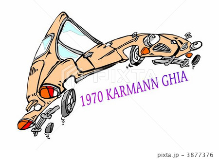 カルマンギアのイラスト素材