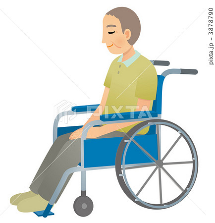 車椅子の男性 3878790