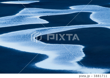 夜明けの干潟新舞子浜 3881711