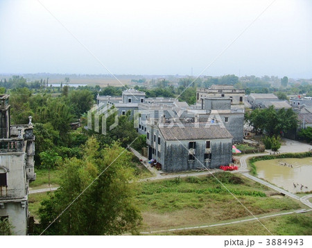 中国　世界遺産　開平　自力村 3884943