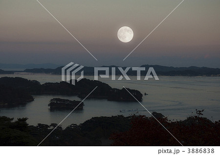 満月と松島 満月と松島 3886838