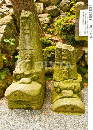 福井震災前の石製の「鯱石」（丸岡城／福井県坂井市丸岡町霞） 3892854
