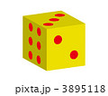 サイコロ黄色 3895118