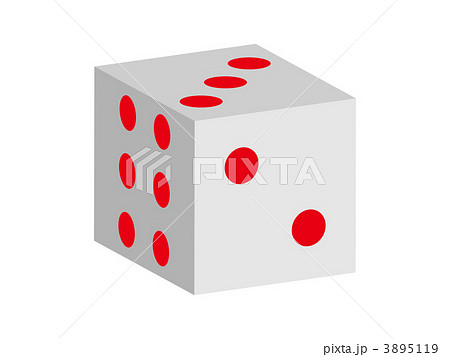 サイコロ白 サイコロ白 3895119