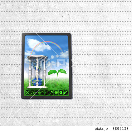 地球の砂時計／タブレットPC 3895133