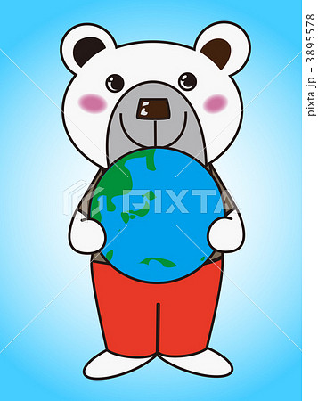 地球温暖化シロクマ 地球温暖化シロクマ 3895578