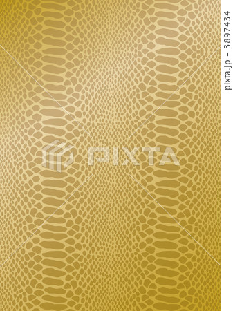 ヘビ柄ゴールド縦 3897434