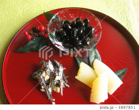 祝い肴 おせちの写真素材