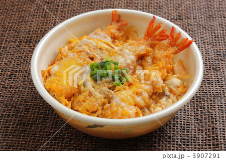 海老天とじ丼 海老天とじ丼 3907291