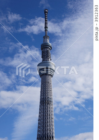 東京スカイツリーと青空 3912363