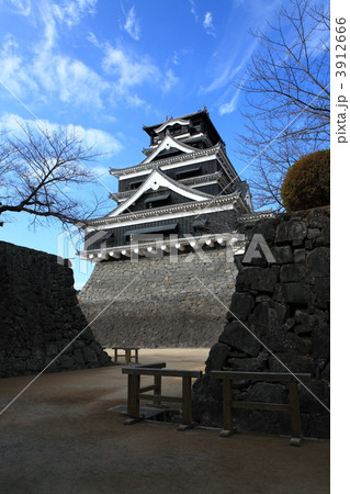 冬の熊本城 冬の熊本城 3912666