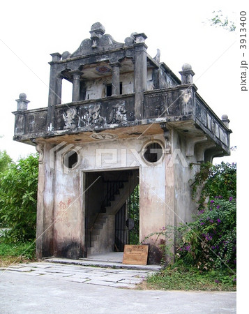 中国　世界遺産　開平　馬降龍 3913400