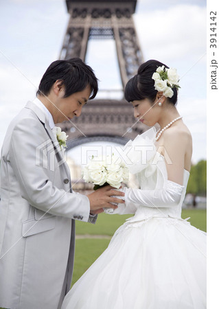 パリの新郎新婦 パリの新郎新婦 3914142