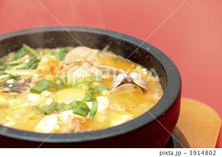 スンドゥブと湯気 3914802